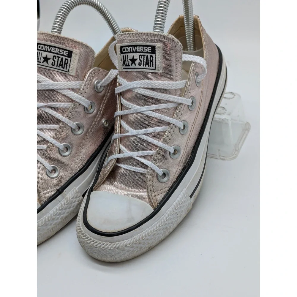 Converse Chuck Taylor All Star Metallic Pink Low Top Sneakers Women Size 5